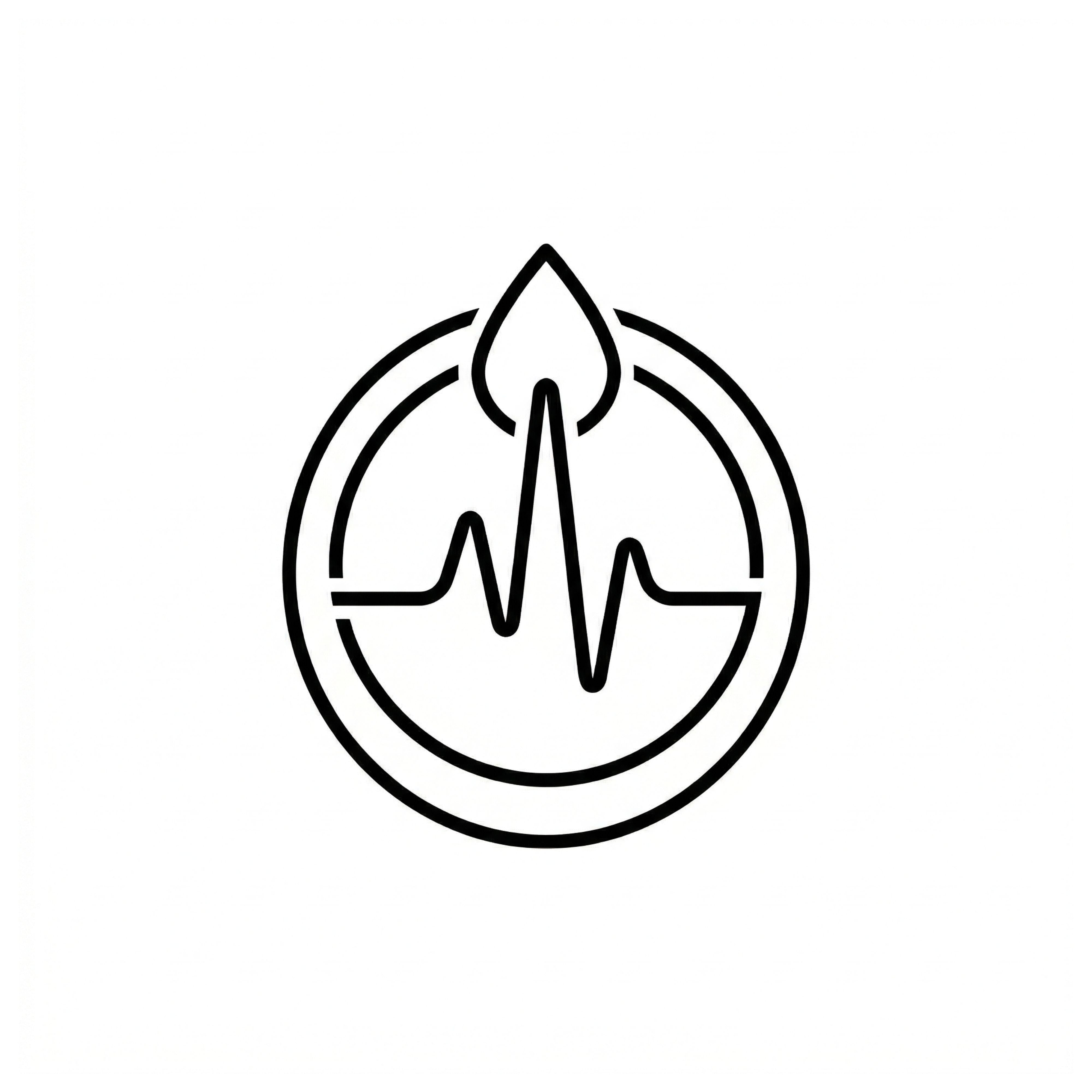 Smart Ring Health Monitoring Minimal Icon