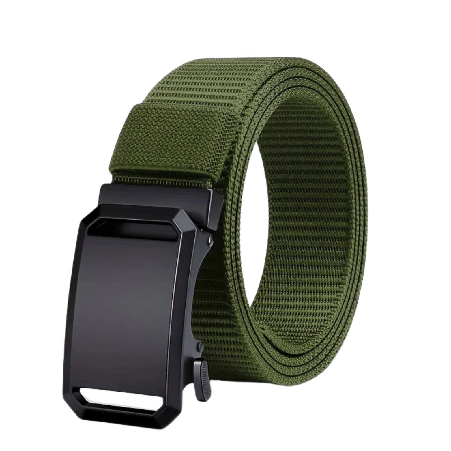 Men’s Green Tactical Belt Automatic Buckle – The Crew