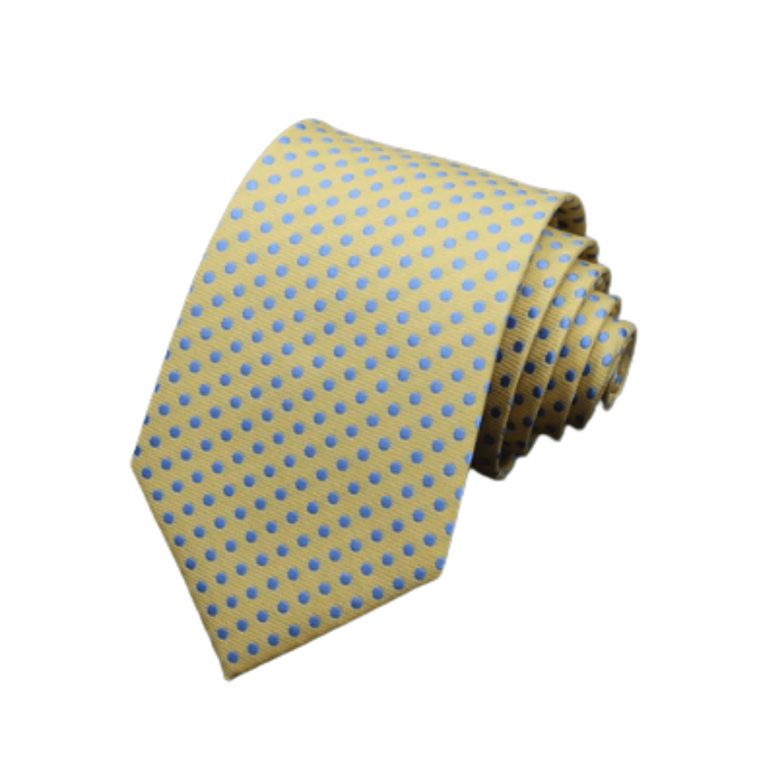 Men’s Floral & Polka Dot Necktie Set Blue Red Yellow - The Crew